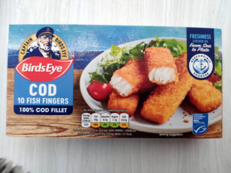 Birds Eye 12 Cod Fish Fingers 336g