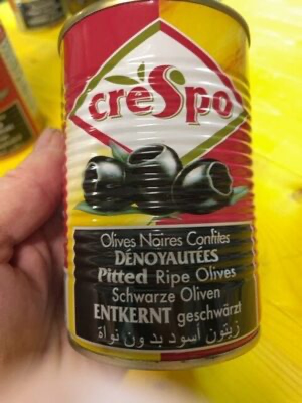 Crespo Pitted Ripe Olives 200g