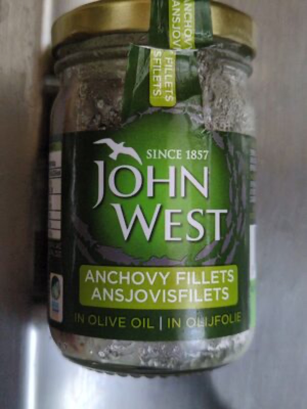 John West Anchovy Fillets in Olive Oil 50g