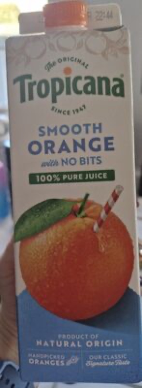 Tropicana Smooth Orange Juice 1L